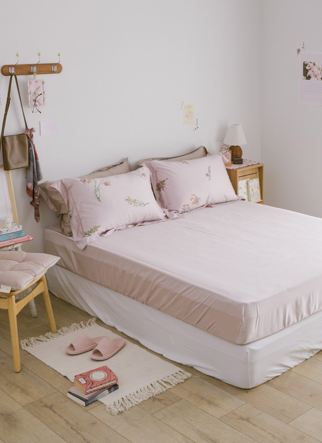 春日拾光 - 天絲棉床包組 ( 床包 + 枕套 ) / Sybil-Ho 聯名款