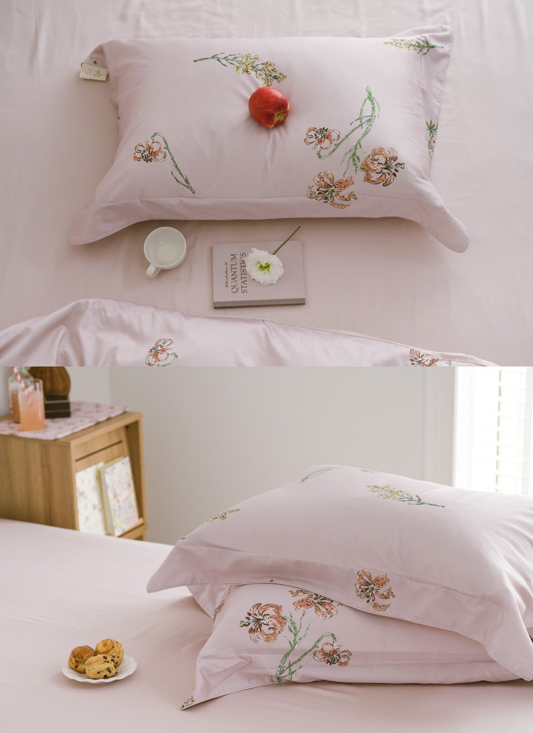 春日拾光 - 天絲棉床包組 ( 床包 + 枕套 ) / Sybil-Ho 聯名款