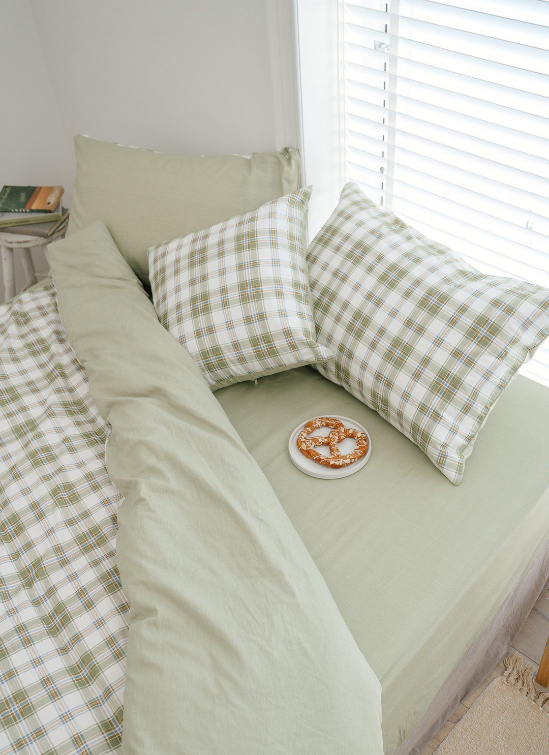 春霧 - 純棉四件組 ( 床包 + 被套 + 枕套 )