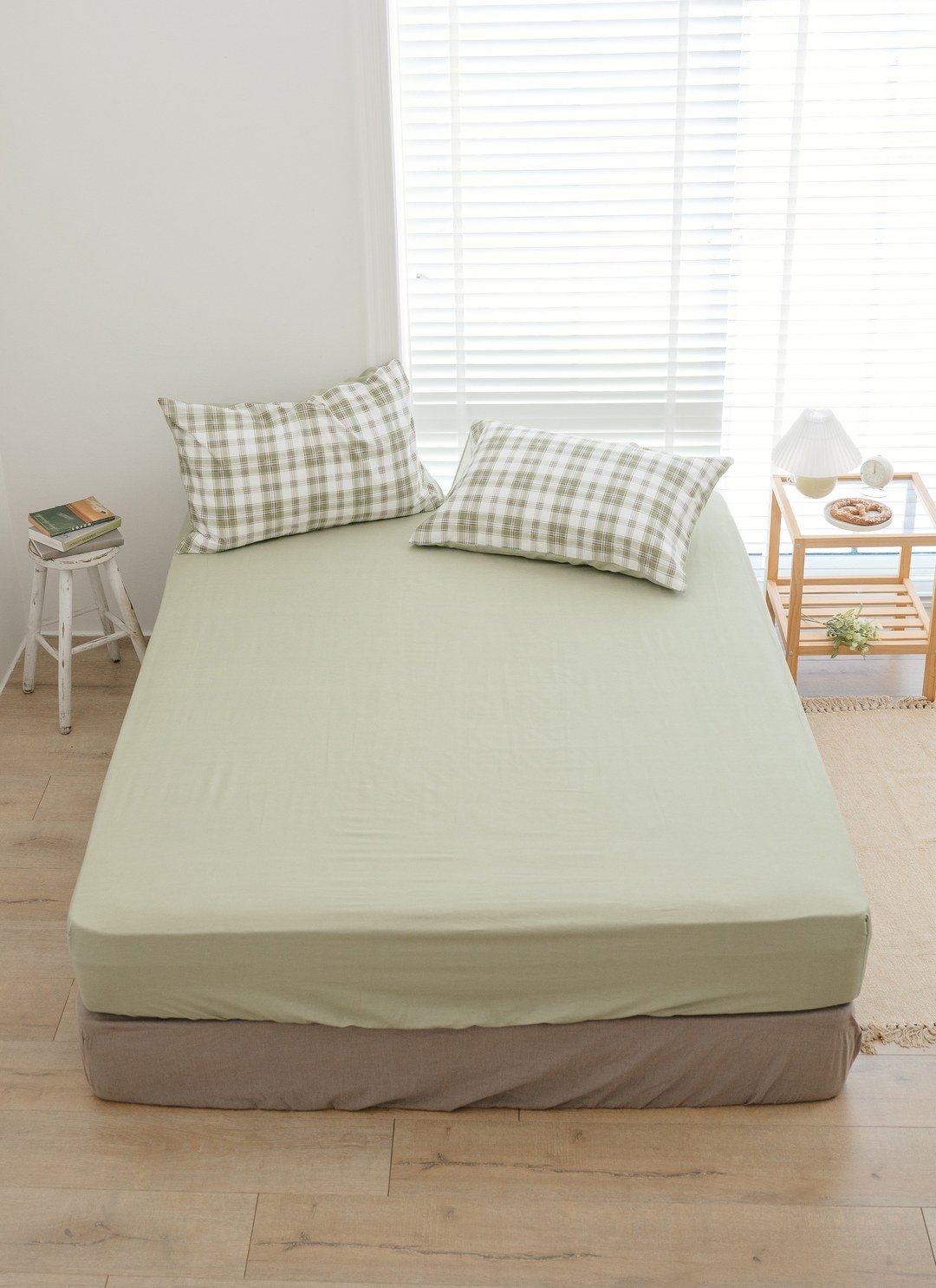 春霧 - 純棉床包組 ( 床包 + 枕套 )