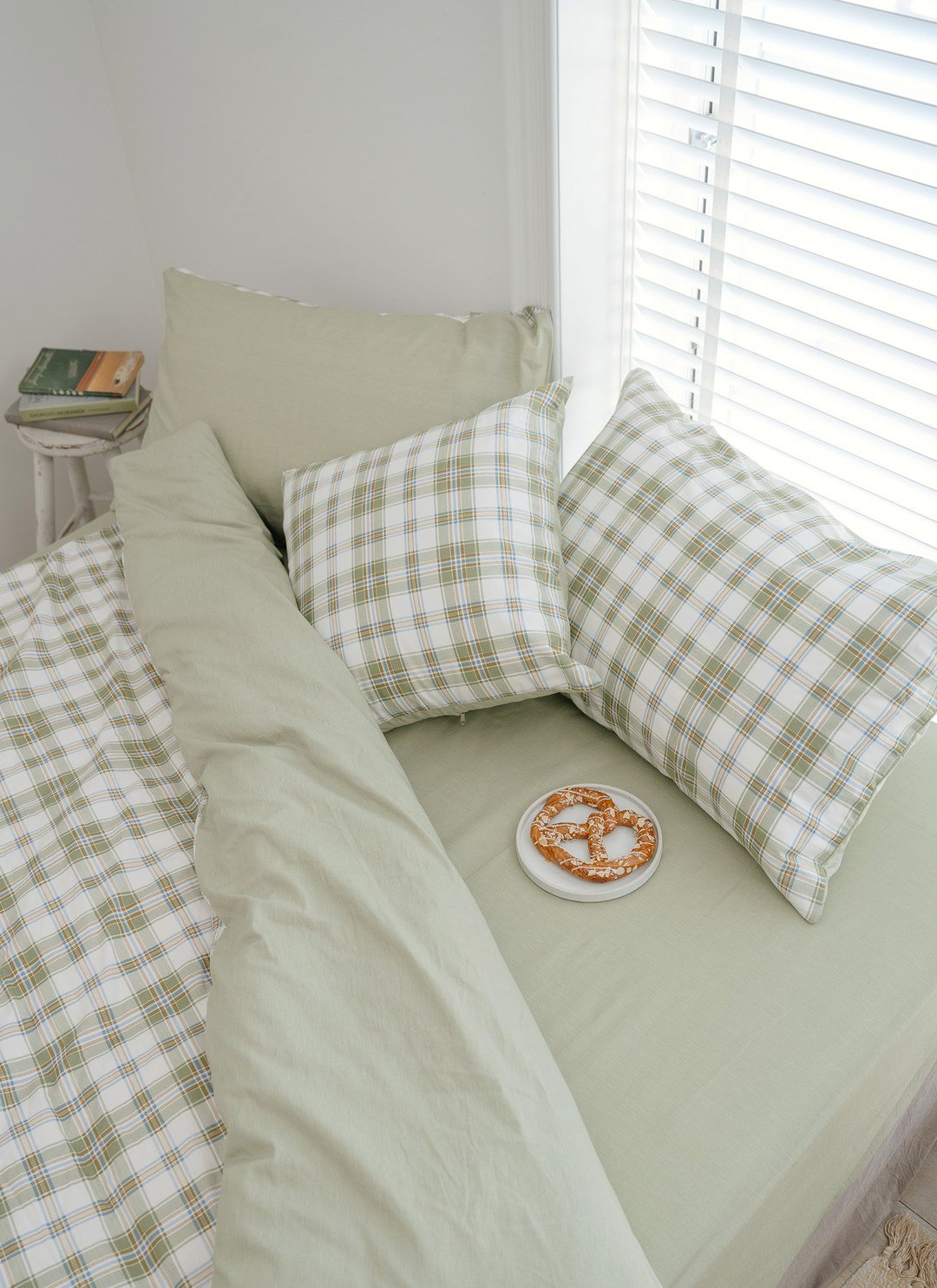 春霧 - 純棉床包組 ( 床包 + 枕套 )