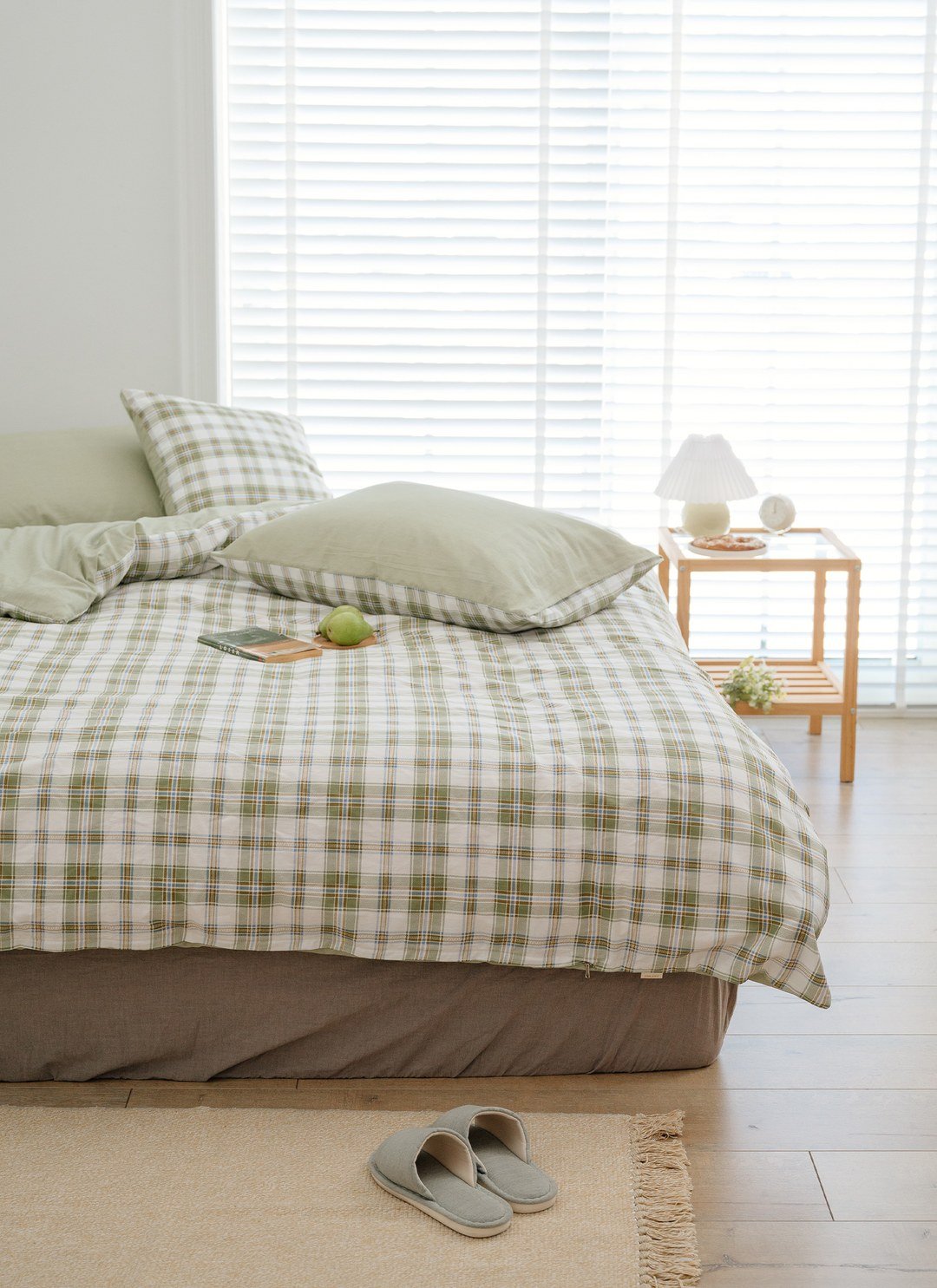 春霧 - 純棉床包組 ( 床包 + 枕套 )