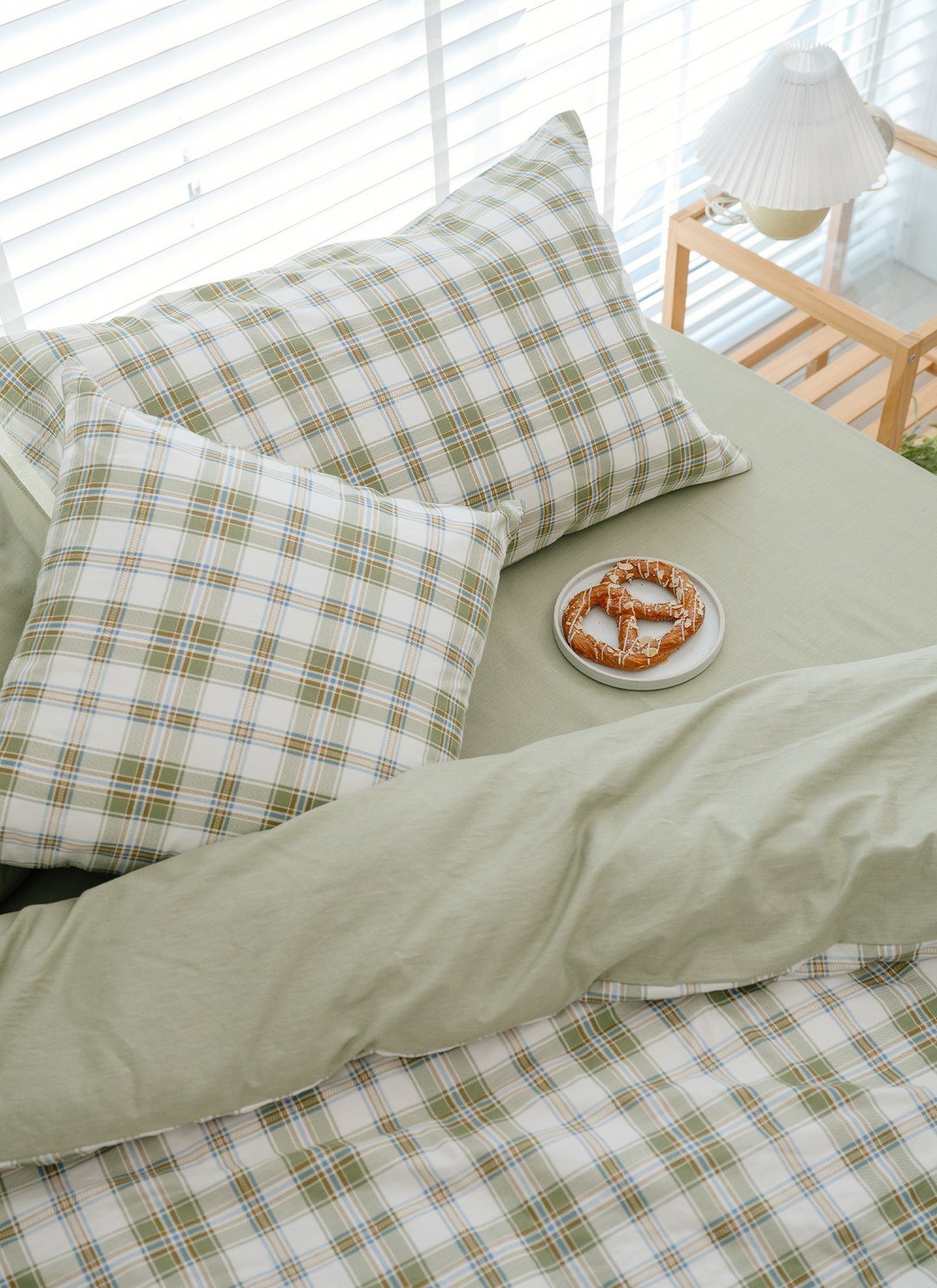 春霧 - 純棉床包組 ( 床包 + 枕套 )