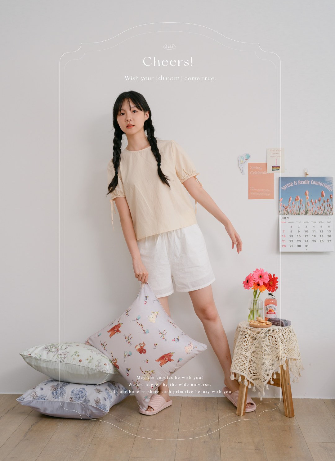 天絲抱枕 / Sybil-Ho 聯名款