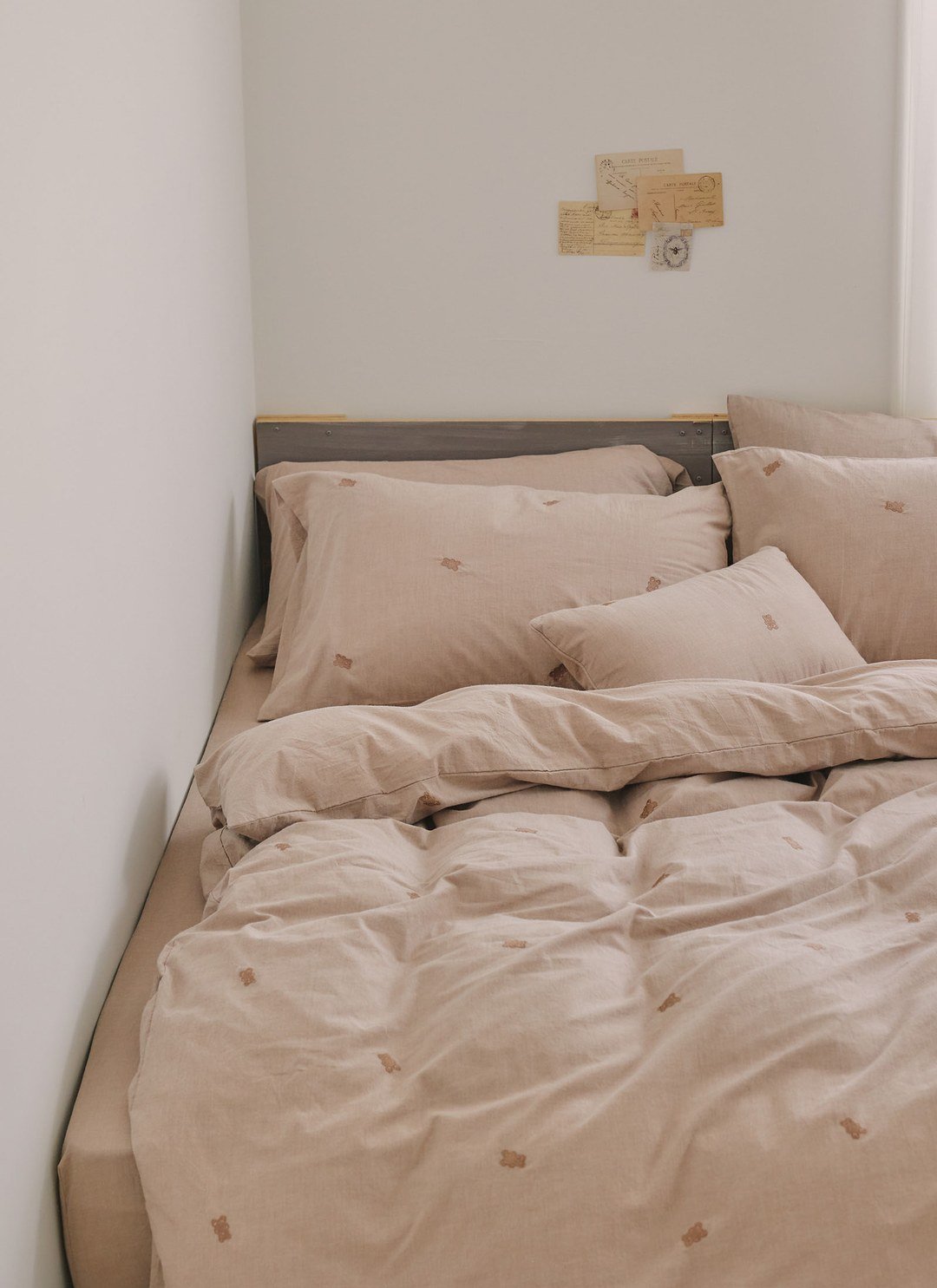 可可咖ｘTeddy刺繡 - 水洗棉被套