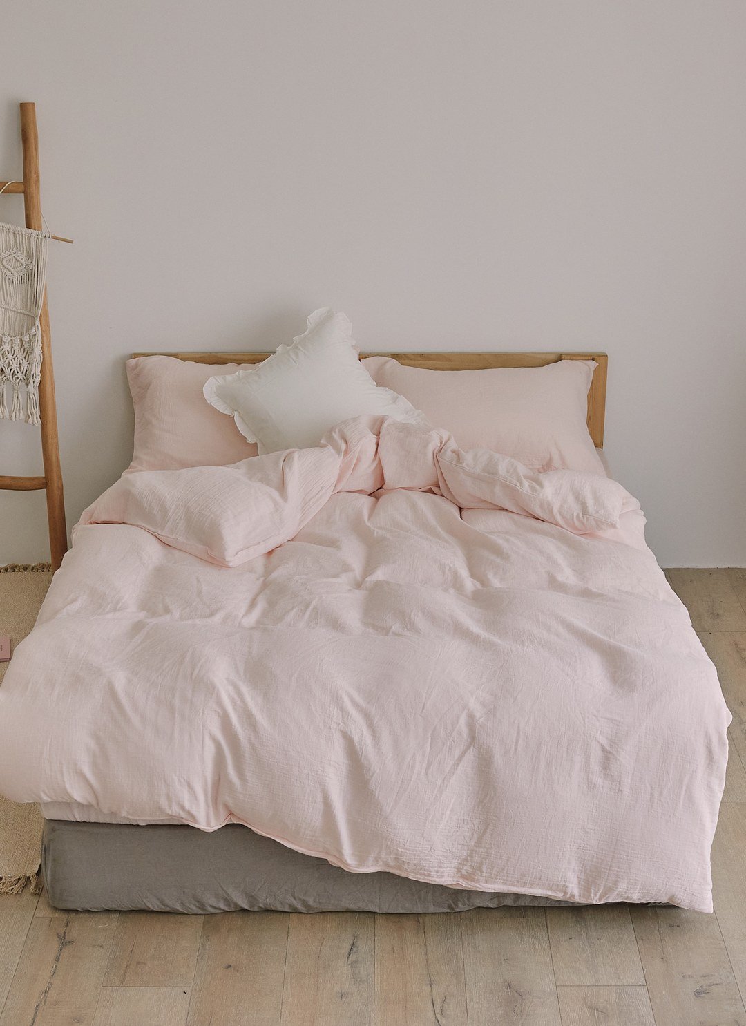 茱萸粉 - 二重紗 / 雙層紗被套