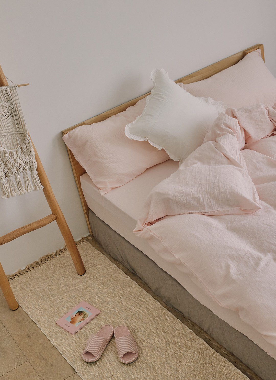 茱萸粉 - 二重紗 / 雙層紗被套