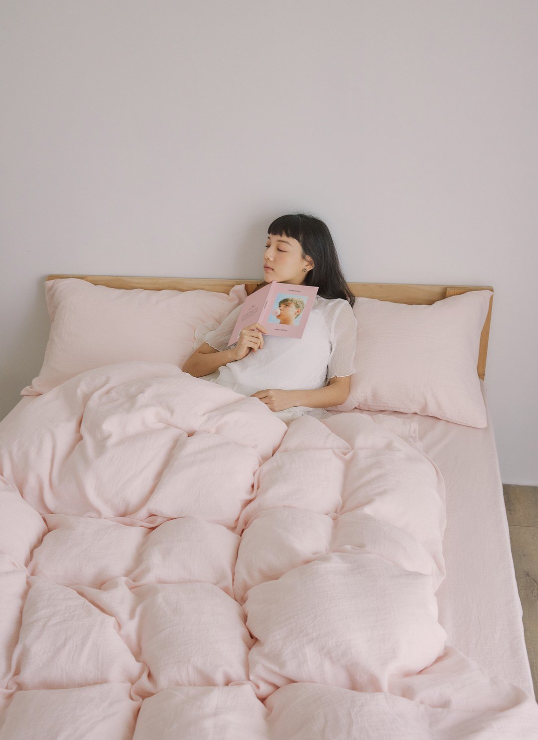 茱萸粉 - 二重紗 / 雙層紗被套