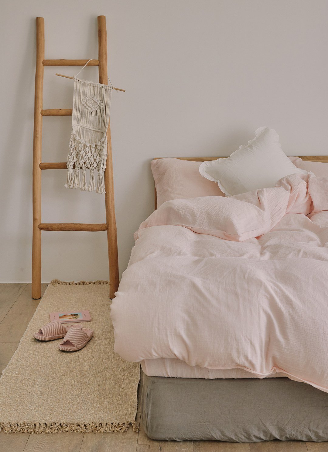 茱萸粉 - 二重紗 / 雙層紗被套