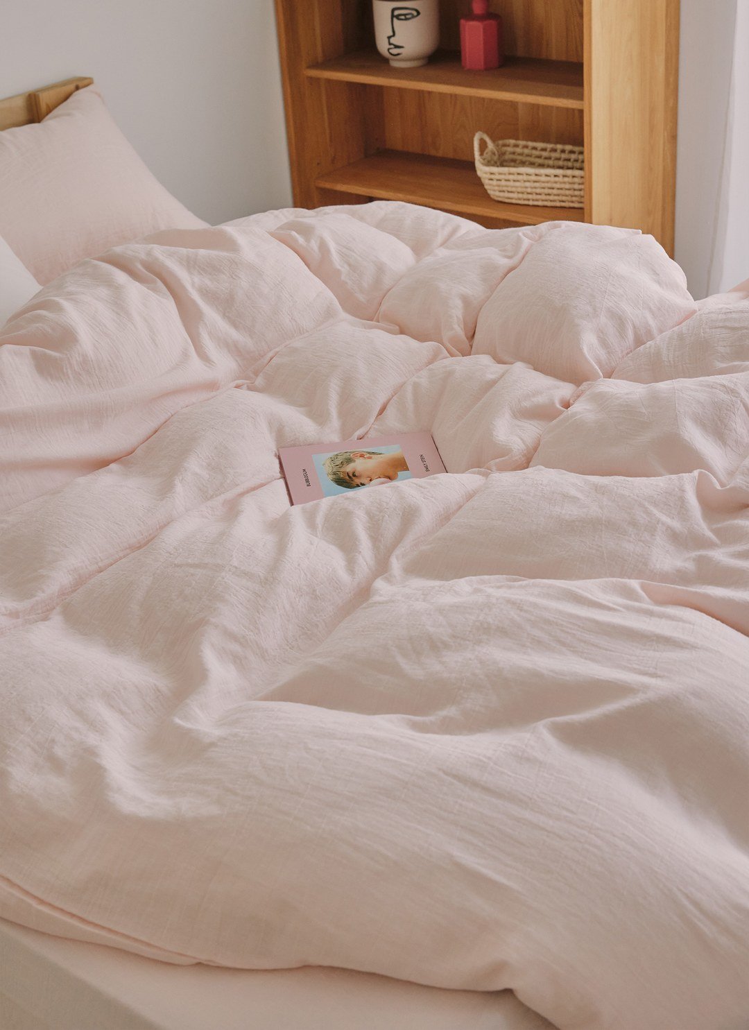 茱萸粉 - 二重紗 / 雙層紗被套