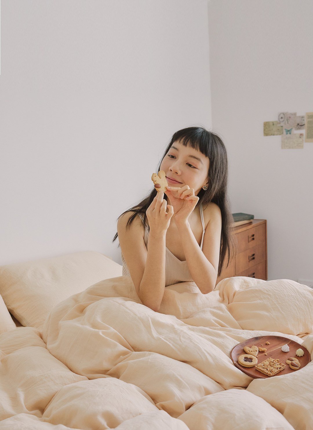 香草黃 - 二重紗 / 雙層紗四件組 ( 床包 + 被套 + 枕套 )