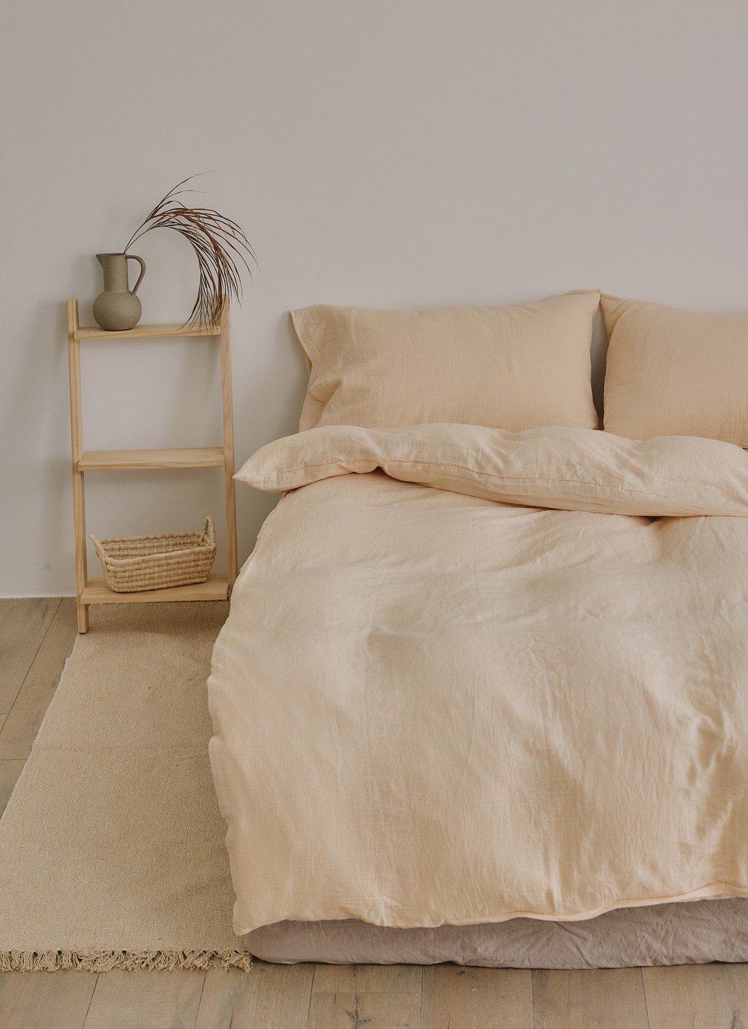 香草黃 - 二重紗 / 雙層紗四件組 ( 床包 + 被套 + 枕套 )