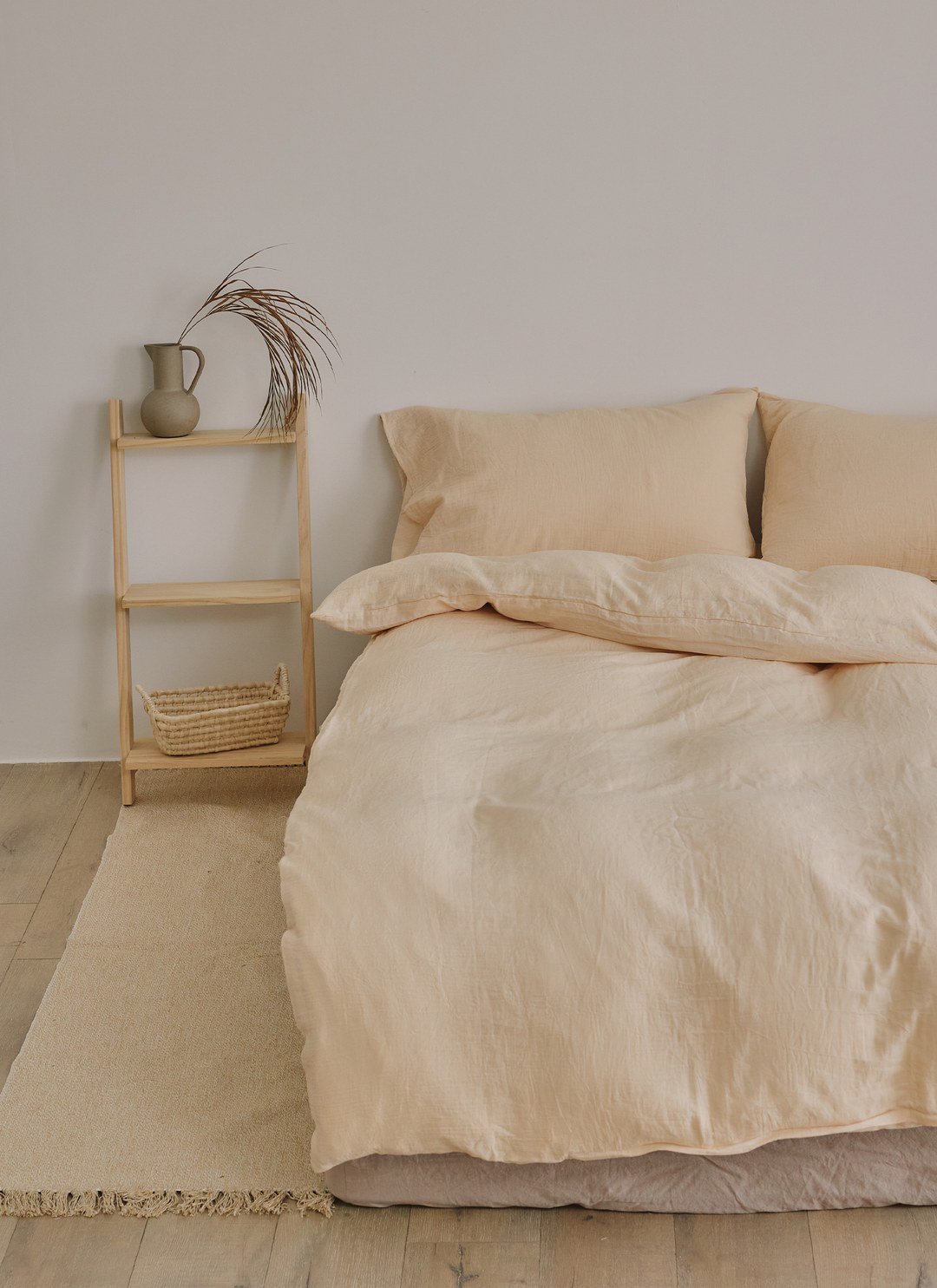 香草黃 - 二重紗 / 雙層紗枕套 / 2入組