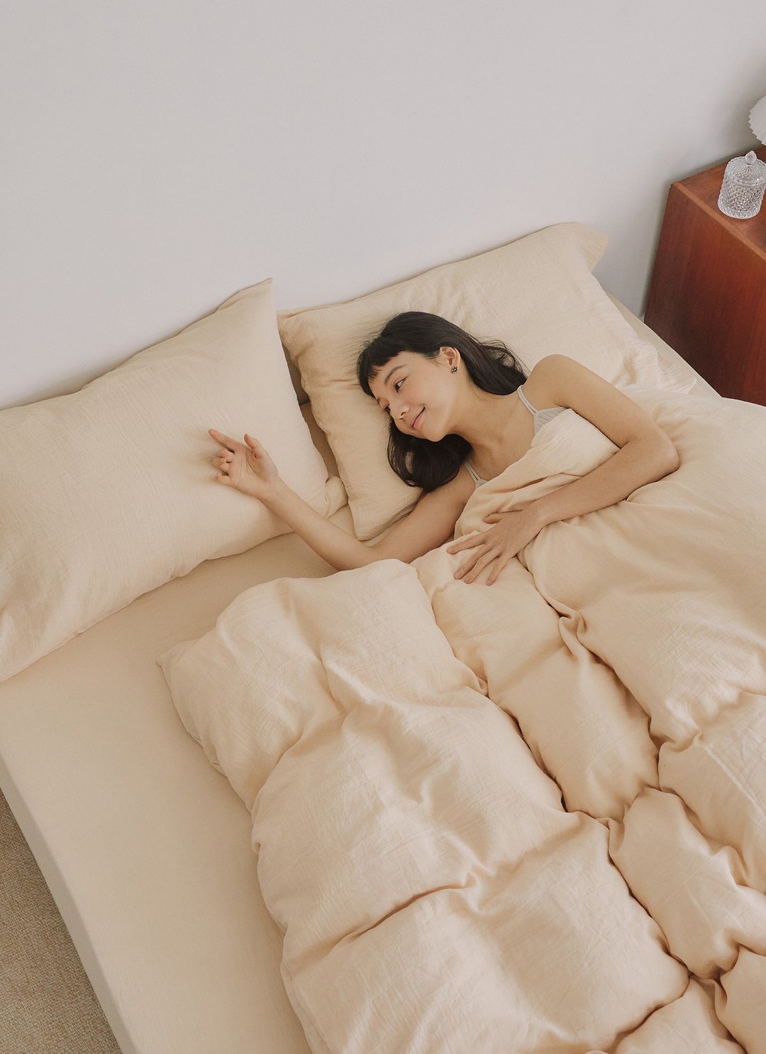 香草黃 - 二重紗 / 雙層紗被套