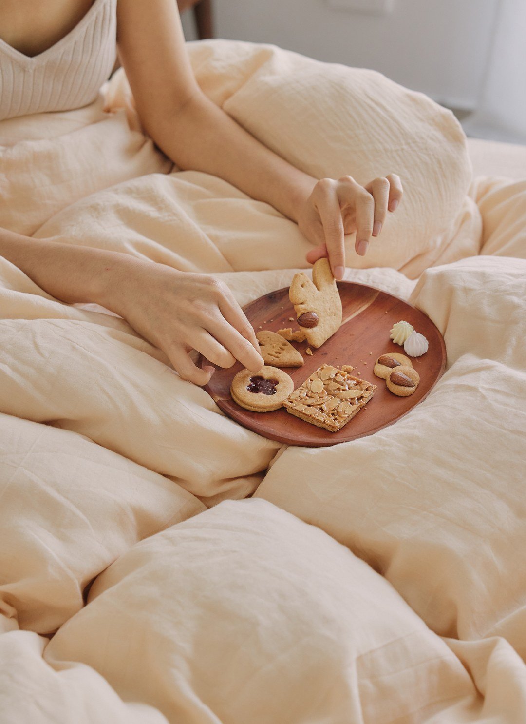 香草黃 - 二重紗 / 雙層紗被套