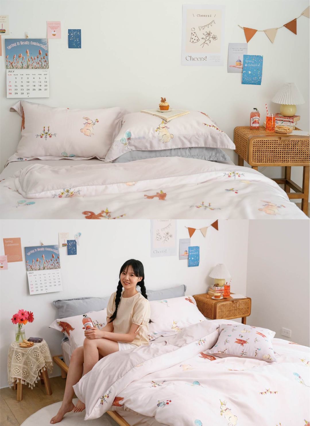 春日慶典 - 天絲棉枕套 / 2入組 / Sybil-Ho 聯名款