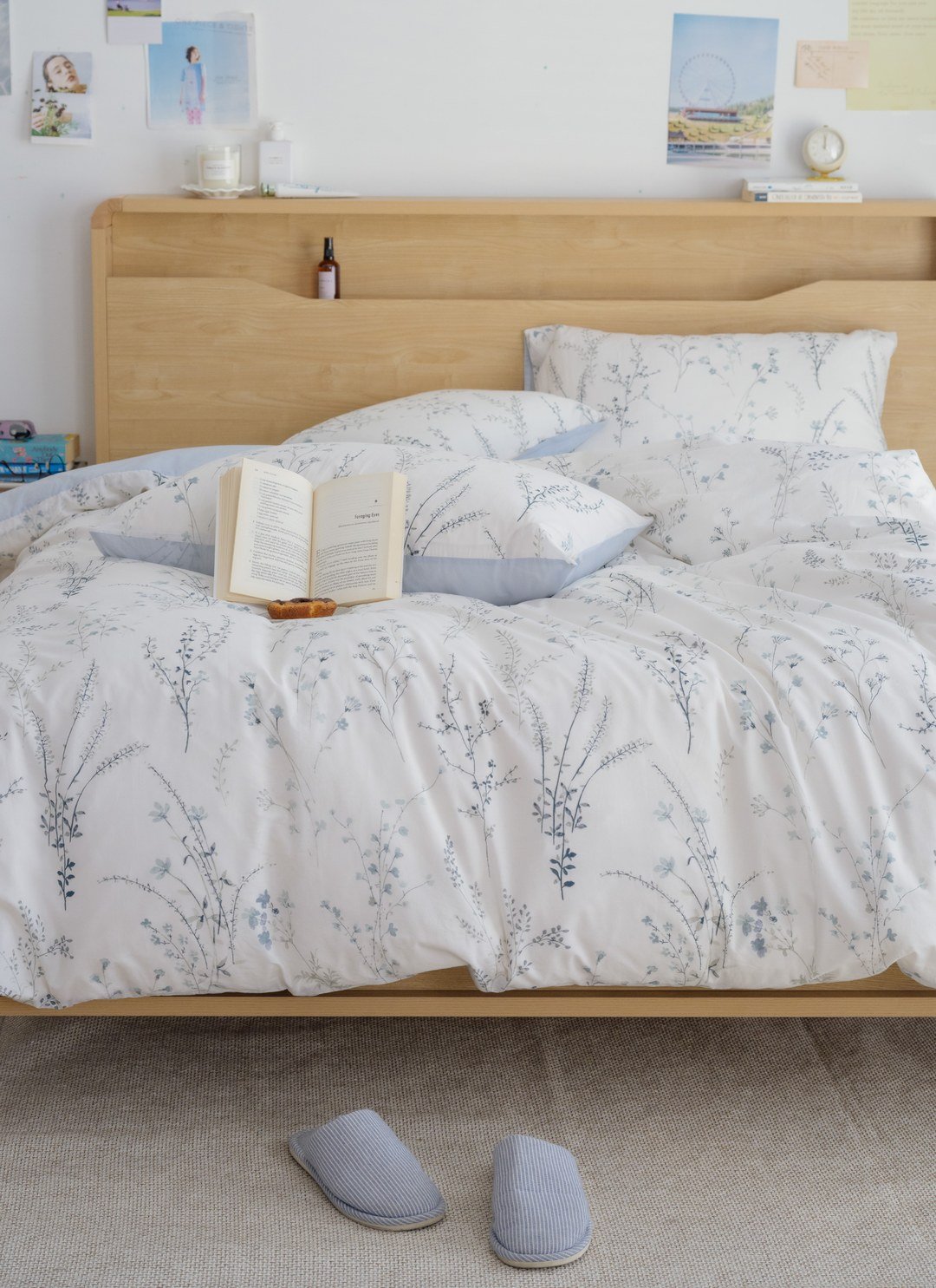 暮雨 - 華爾紗 ( 純棉 ) 四件組 ( 床包 + 被套 + 枕套 )