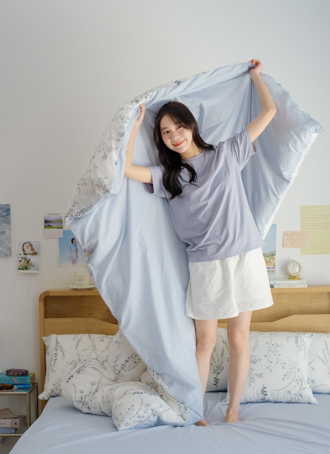 暮雨 - 華爾紗 ( 純棉 ) 四件組 ( 床包 + 被套 + 枕套 )