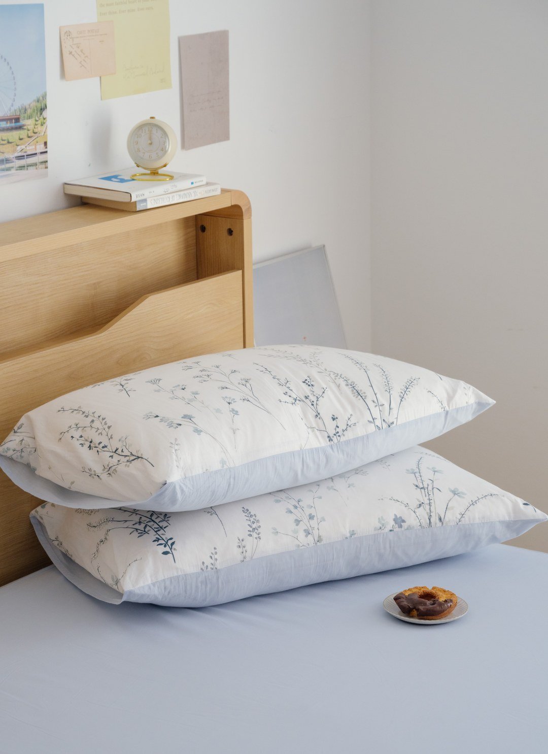 暮雨 - 華爾紗 ( 純棉 ) 枕套 / 2入組