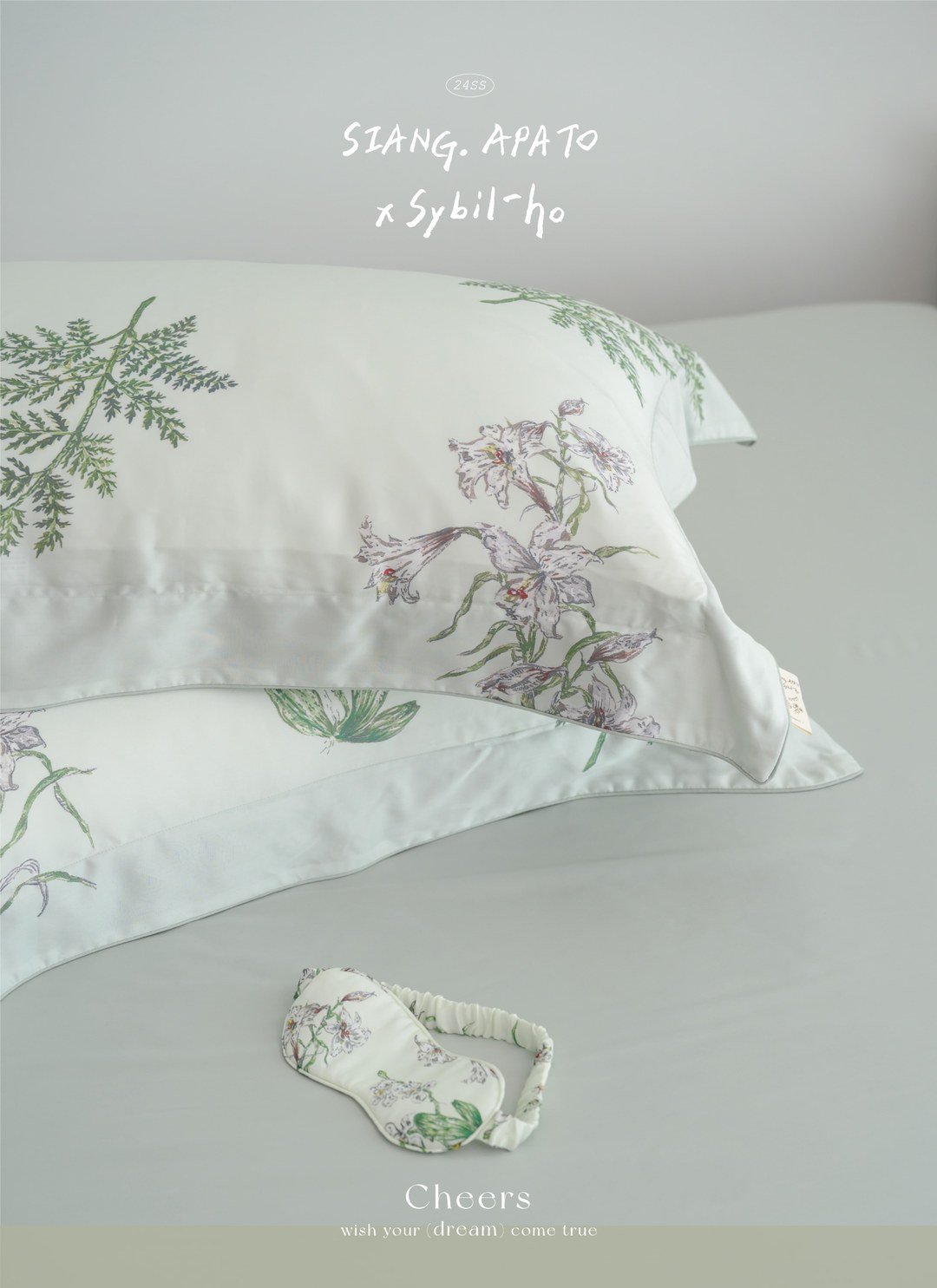 蒔光花園 - 天絲棉枕套 / 2入組 / Sybil-Ho 聯名款