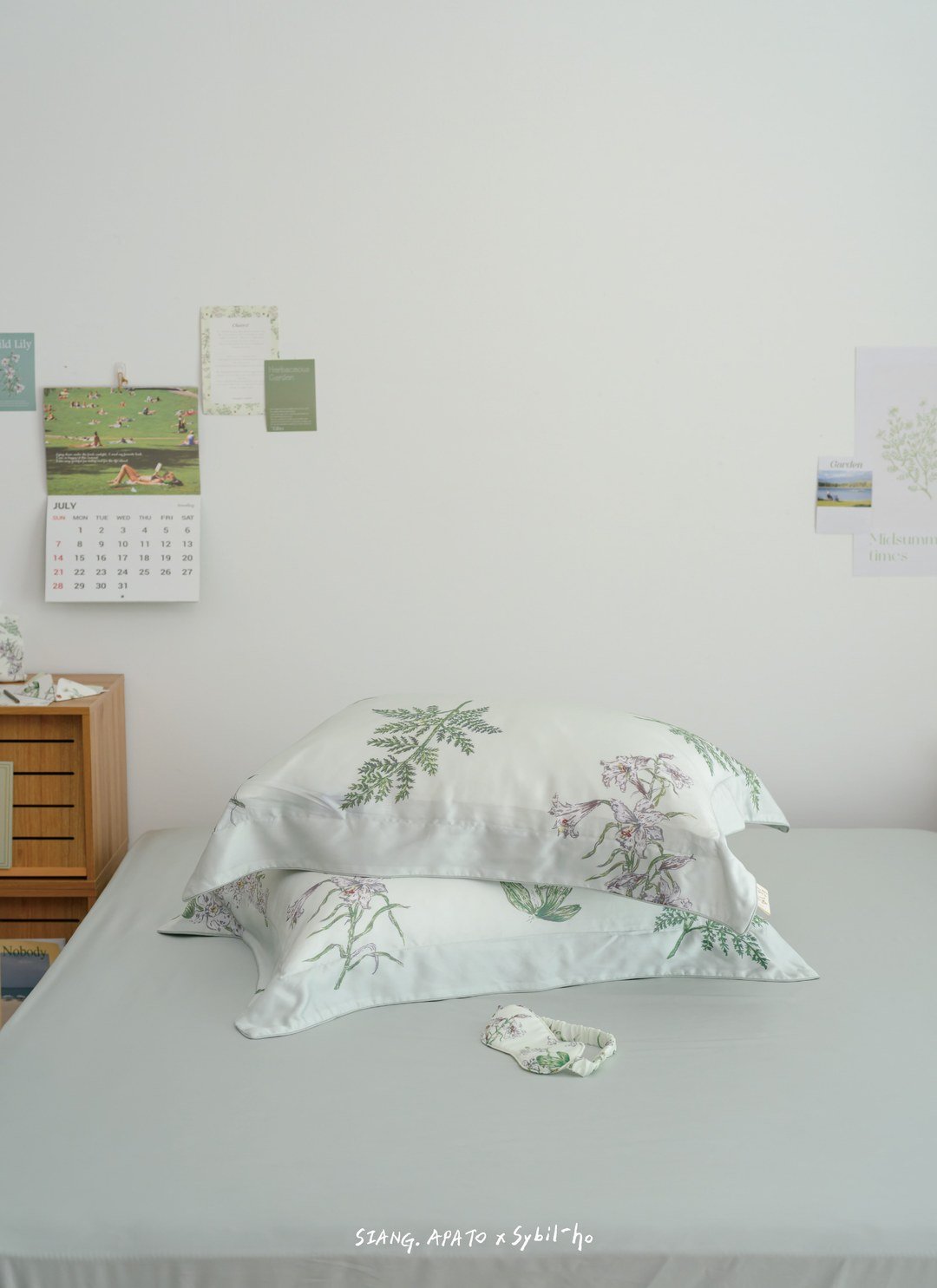 蒔光花園 - 天絲棉枕套 / 2入組 / Sybil-Ho 聯名款