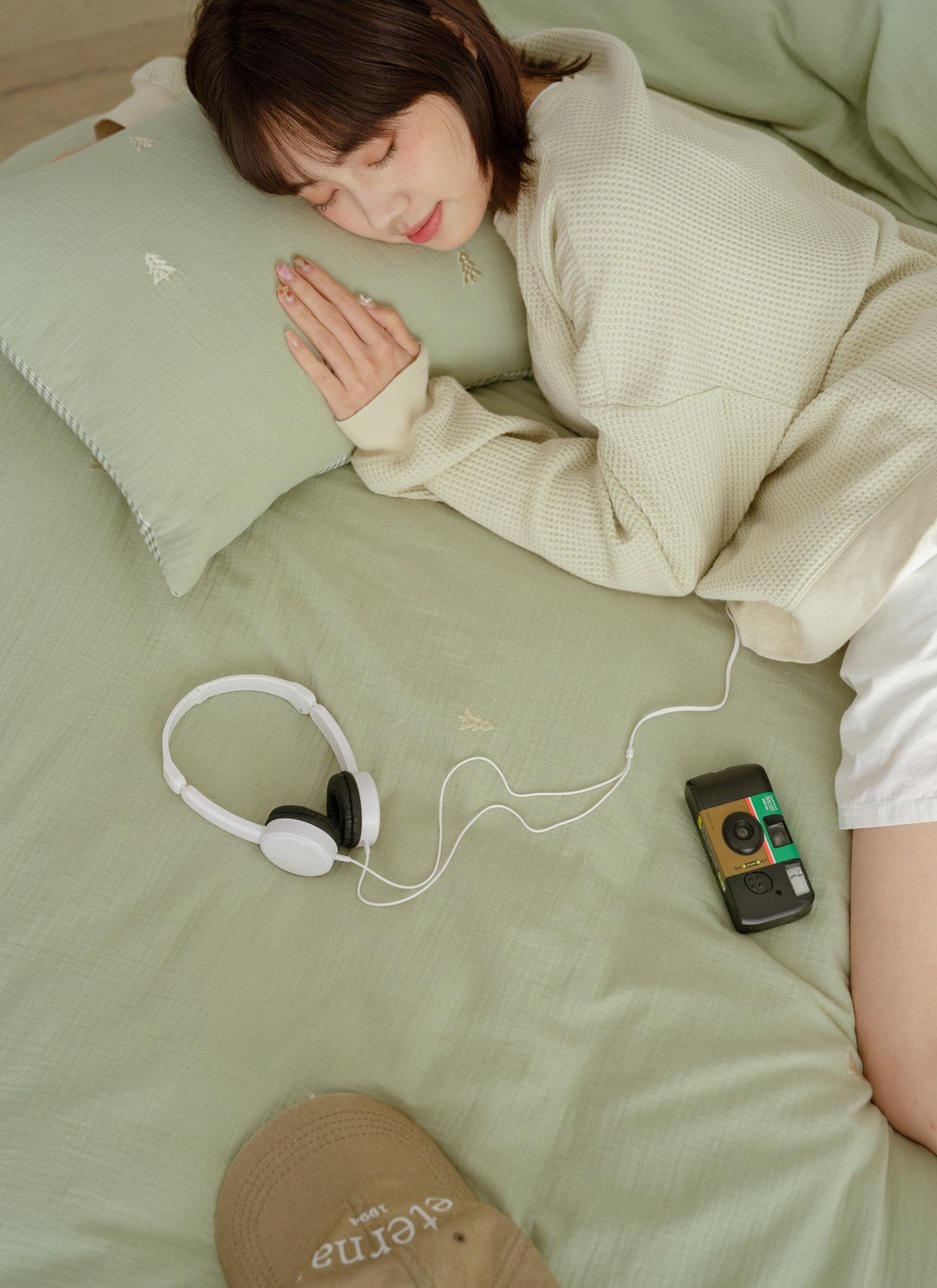 森語 - 二重紗 / 雙層紗四件組 ( 素色床包 + 刺繡被套 + 刺繡枕套 )