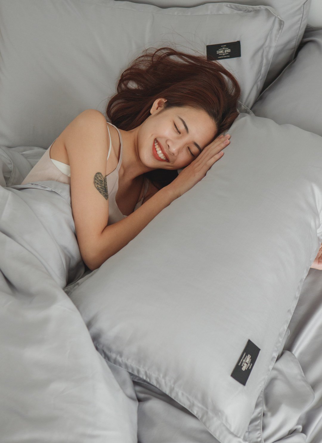 深灰雪松 - 天絲枕套 / 2入組