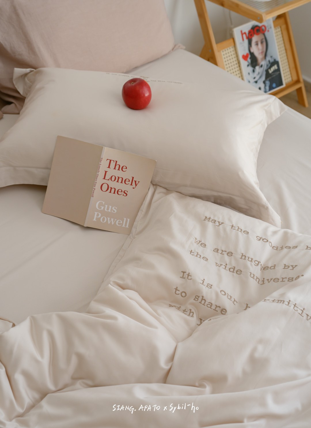秘蜜日記 - 天絲棉四件組 ( 床包 + 被套 + 枕套 ) / Sybil-Ho 聯名款