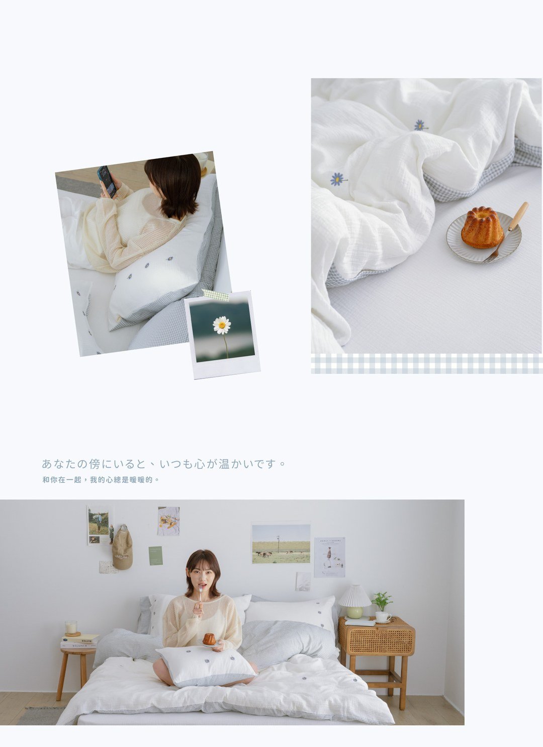 花漾 - 二重紗 / 雙層紗刺繡枕套 / 2入組