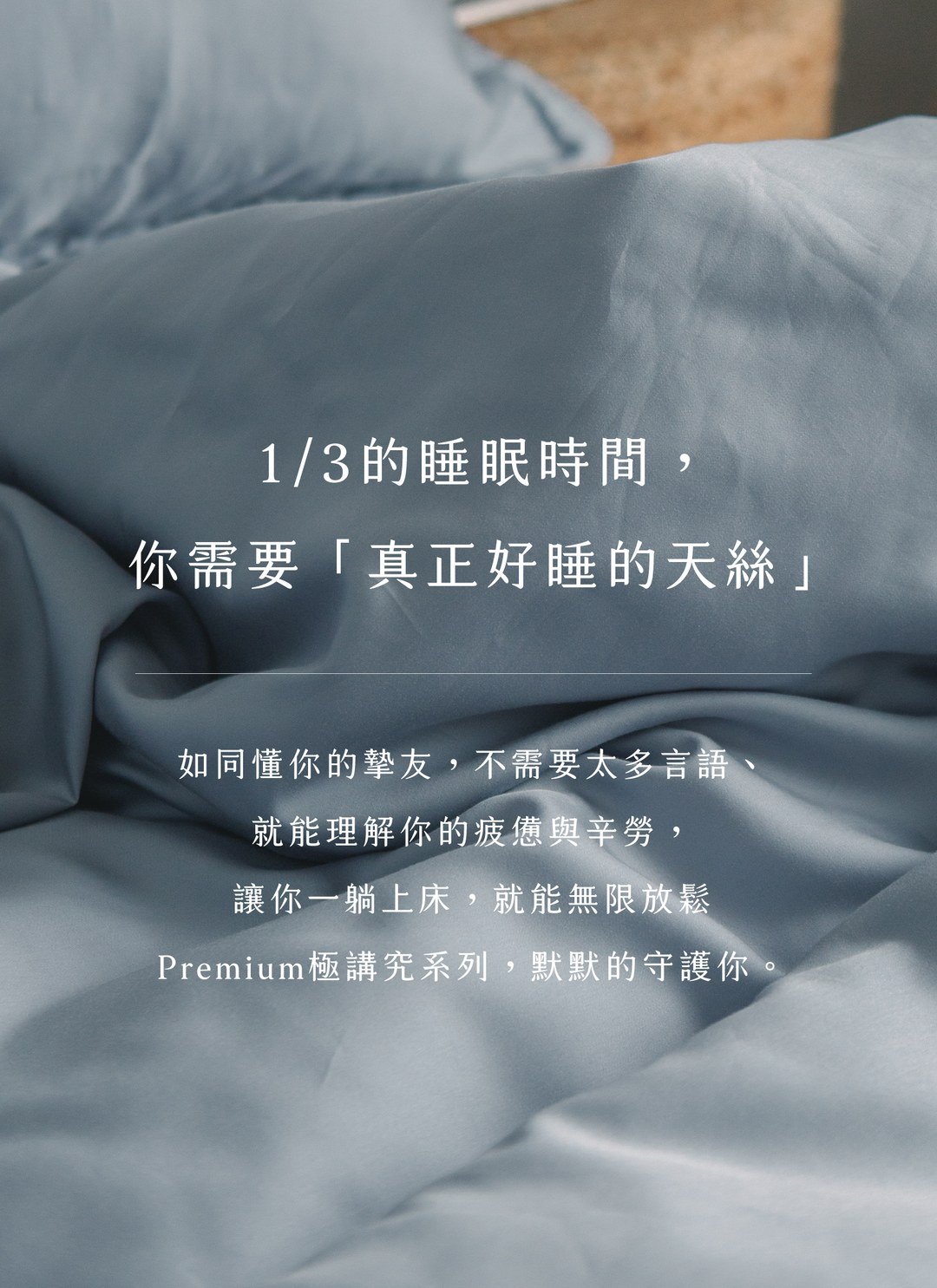 藍花亞麻 - 天絲枕套 / 2入組