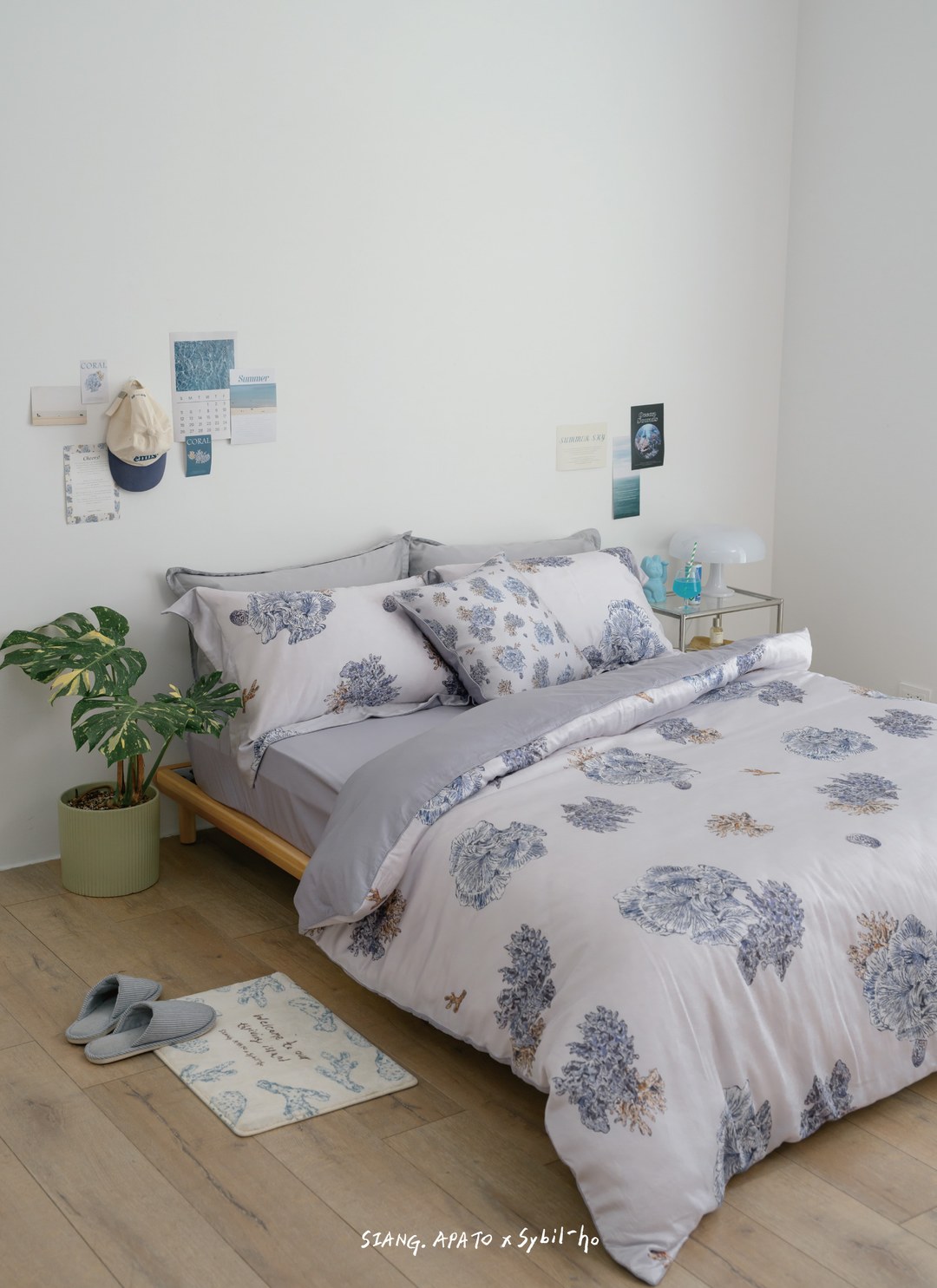 夏日蔚藍 - 天絲棉被套 / Sybil-Ho 聯名款