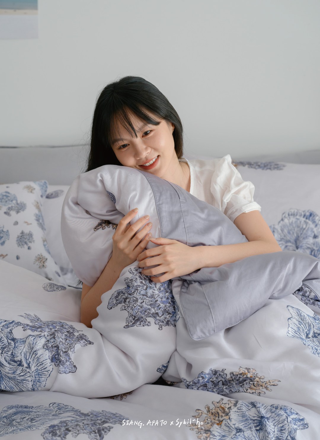 夏日蔚藍 - 天絲棉被套 / Sybil-Ho 聯名款