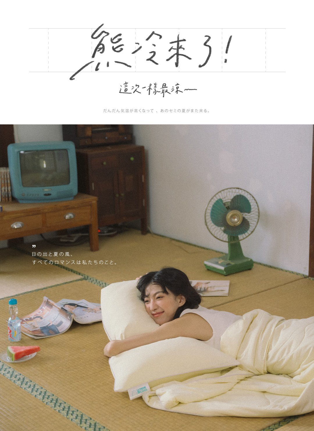 熊冷枕套2入 - 香草奶昔 / 瞬間冰感 Extreme Cool