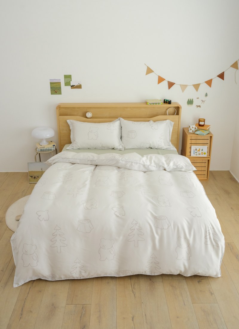 樂野 - 天絲四件組 ( 床包 + 被套 + 枕套 )