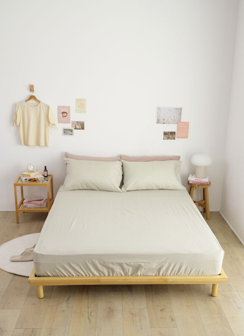 沐堇 - 純棉全印花B床包組 ( 床包 + 枕套 )