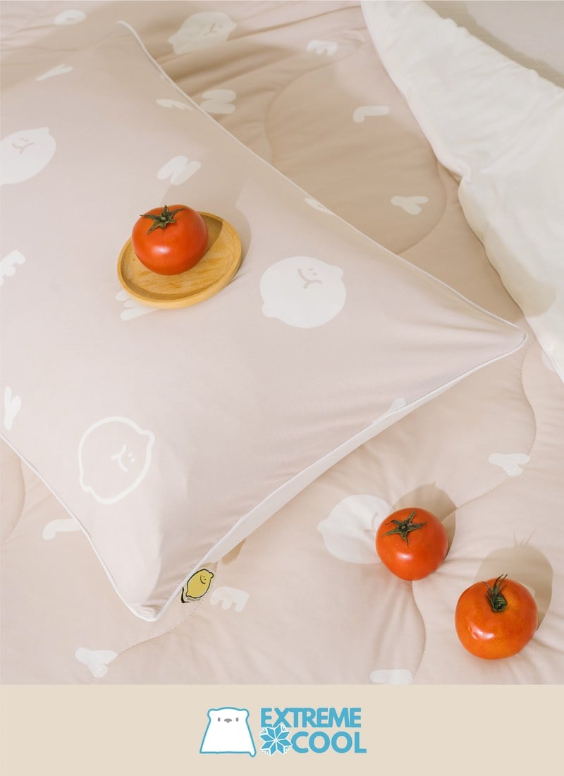 LEMONY GAME - 熊冷枕套2入 / 瞬間冰感 Extreme Cool / Second Morning 正版授權