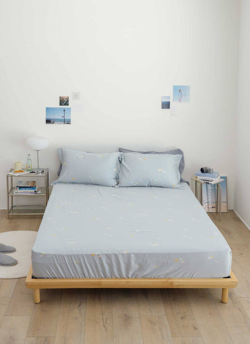 Whisper - 天絲全印花B床包組 ( 床包 + 枕套 )