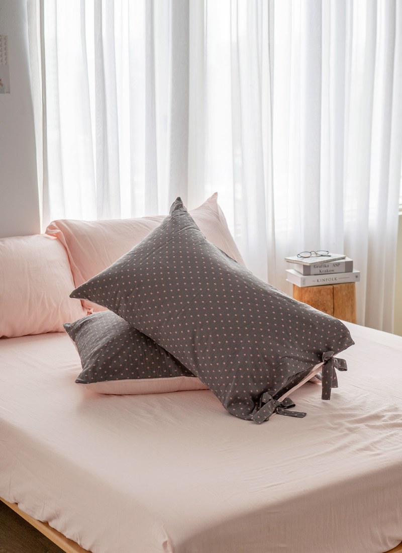 櫻染 - 二重紗 / 雙層紗床包組 ( 床包 + 枕套 )
