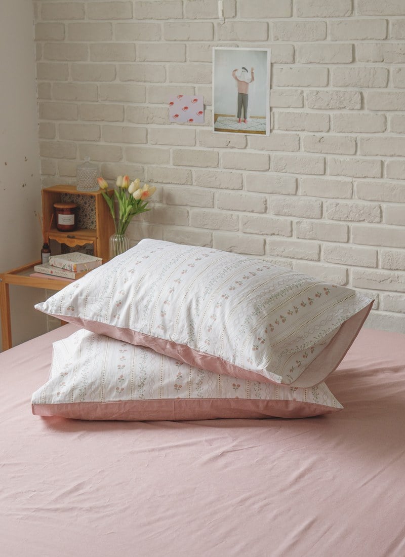 花徑 - 純棉床包組 ( 床包 + 枕套 )