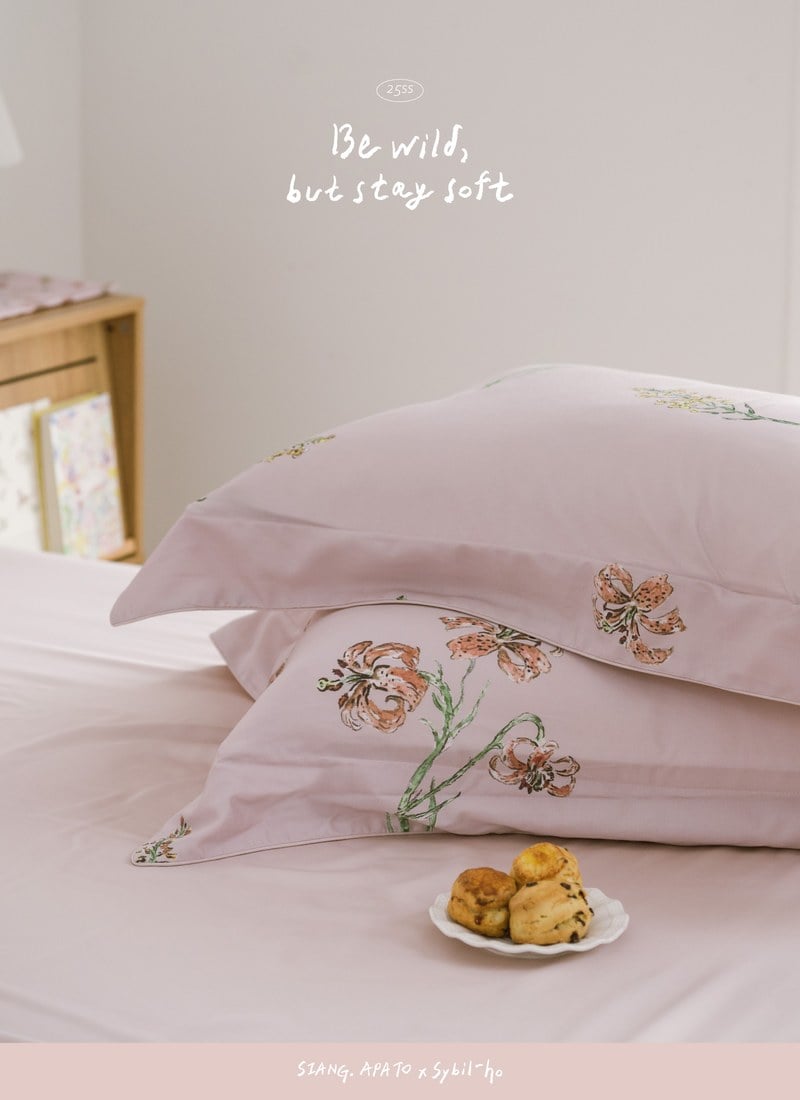 春日拾光 - 天絲棉枕套 / 2入組 / Sybil-Ho 聯名款