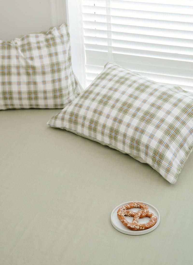 春霧 - 純棉床包組 ( 床包 + 枕套 )