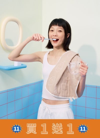 【買一送一】HellO ! MorninG - 100%純棉六層紗毛巾 / 浴巾 / Second Morning 正版授權