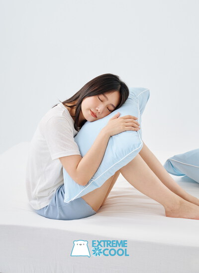 熊冷枕套2入 - Air blue / 瞬間冰感 Extreme Cool
