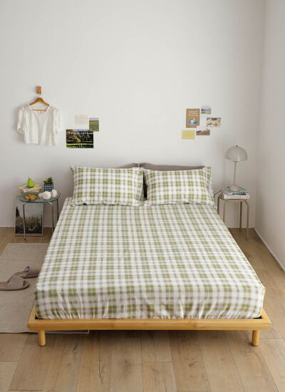 春霧 - 純棉全印花床包組 ( 床包 + 枕套 )