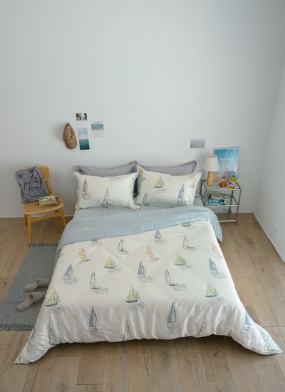 Whisper - 天絲四件組 ( 床包 + 被套 + 枕套 )