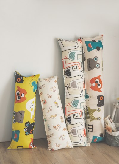 怪怪妖怪黃 - 童趣短抱枕