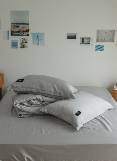 深灰雪松 - 天絲被套組 ( 被套 + 枕套 )