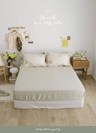 小鹿舞曲 - 天絲棉床包組 ( 床包 + 枕套 )  / Sybil-Ho 聯名款