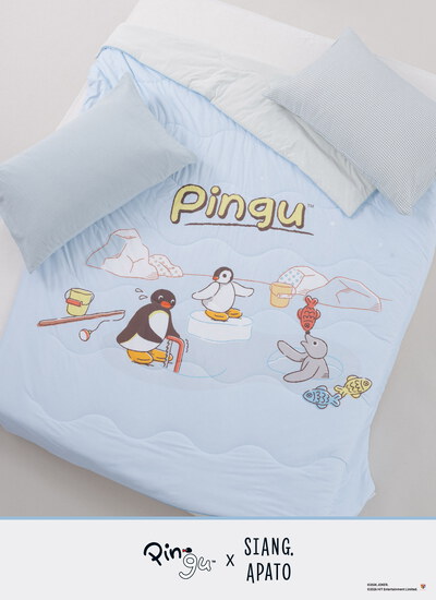 Pingu™企鵝家族 X 熊冷系列 / Let’s Go Fishing / 熊冷被 / 涼被 / 瞬間冰感 Extreme Cool