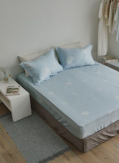 【加購】Hallie - 天絲床包組 ( 床包 + 枕套 )